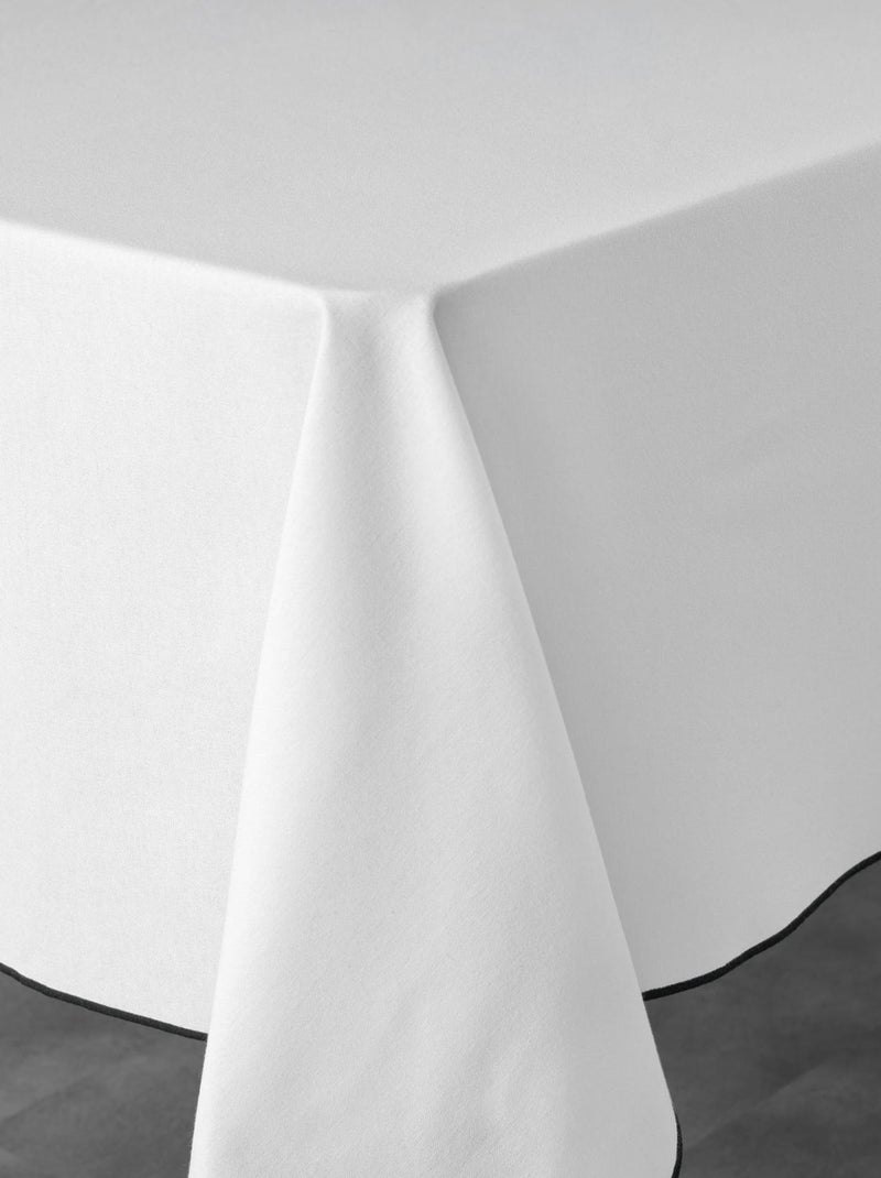 Toalha de mesa buzzing em algodão reciclado Branco - Kiabi