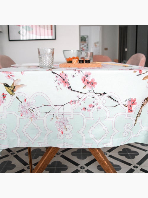 Toalha de mesa Chinoiserie "Happyfriday" - Kiabi Toalha de mesa Chinoiserie "Happyfriday" - Kiabi