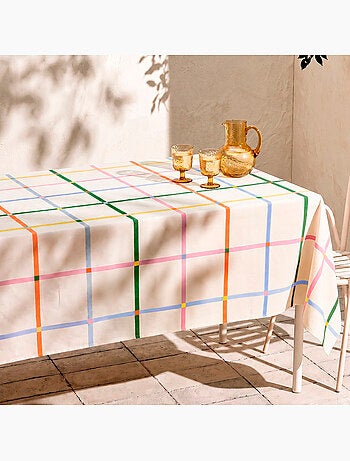 Toalha de mesa color lines "happyfriday