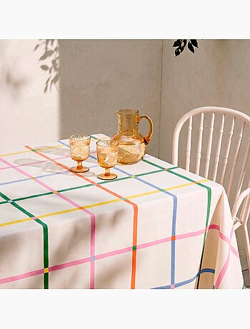 Toalha de mesa color lines "happyfriday