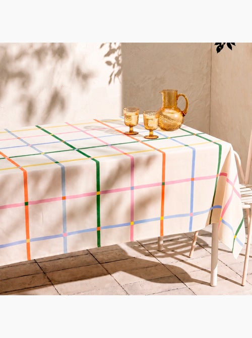 Toalha de mesa color lines "happyfriday" - Kiabi Toalha de mesa color lines "happyfriday" - Kiabi