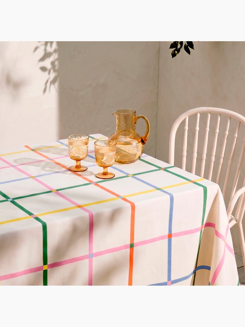 Toalha de mesa color lines "happyfriday" Multicolorido - Kiabi