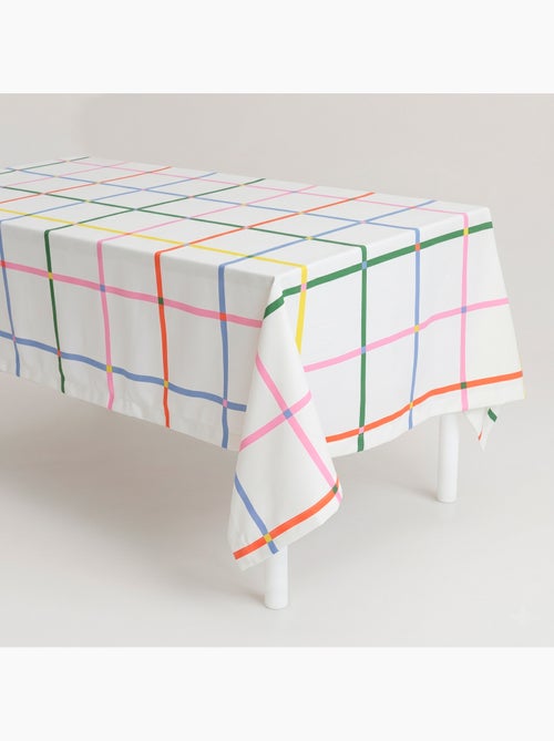 Toalha de mesa color lines "happyfriday" - Kiabi Toalha de mesa color lines "happyfriday" - Kiabi