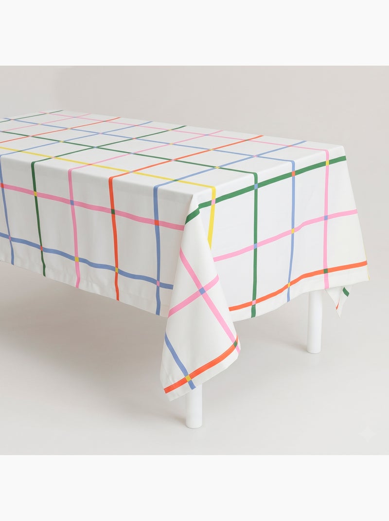 Toalha de mesa color lines "happyfriday" Multicolorido - Kiabi