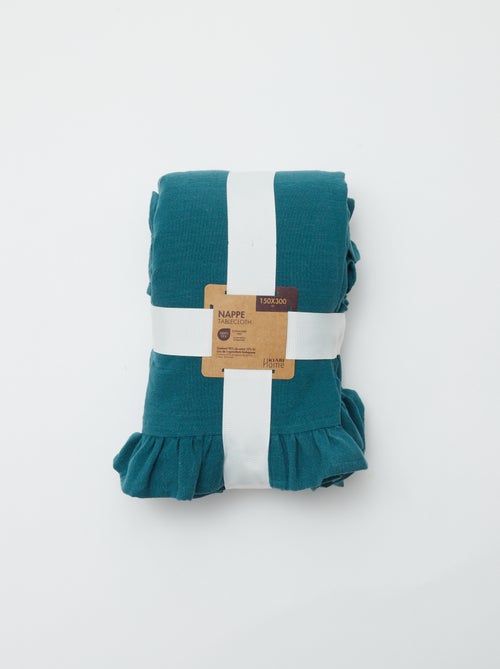 Toalha de mesa com franjas (150x300 cm) - Kiabi Home - Kiabi