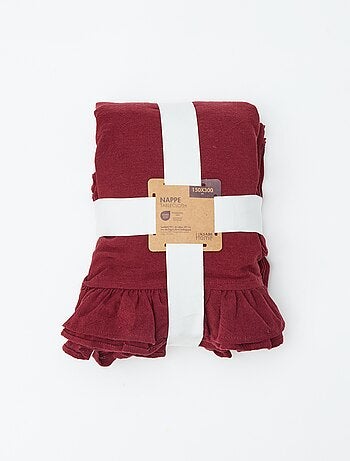 Toalha de mesa com franjas (150x300 cm) - Kiabi Home