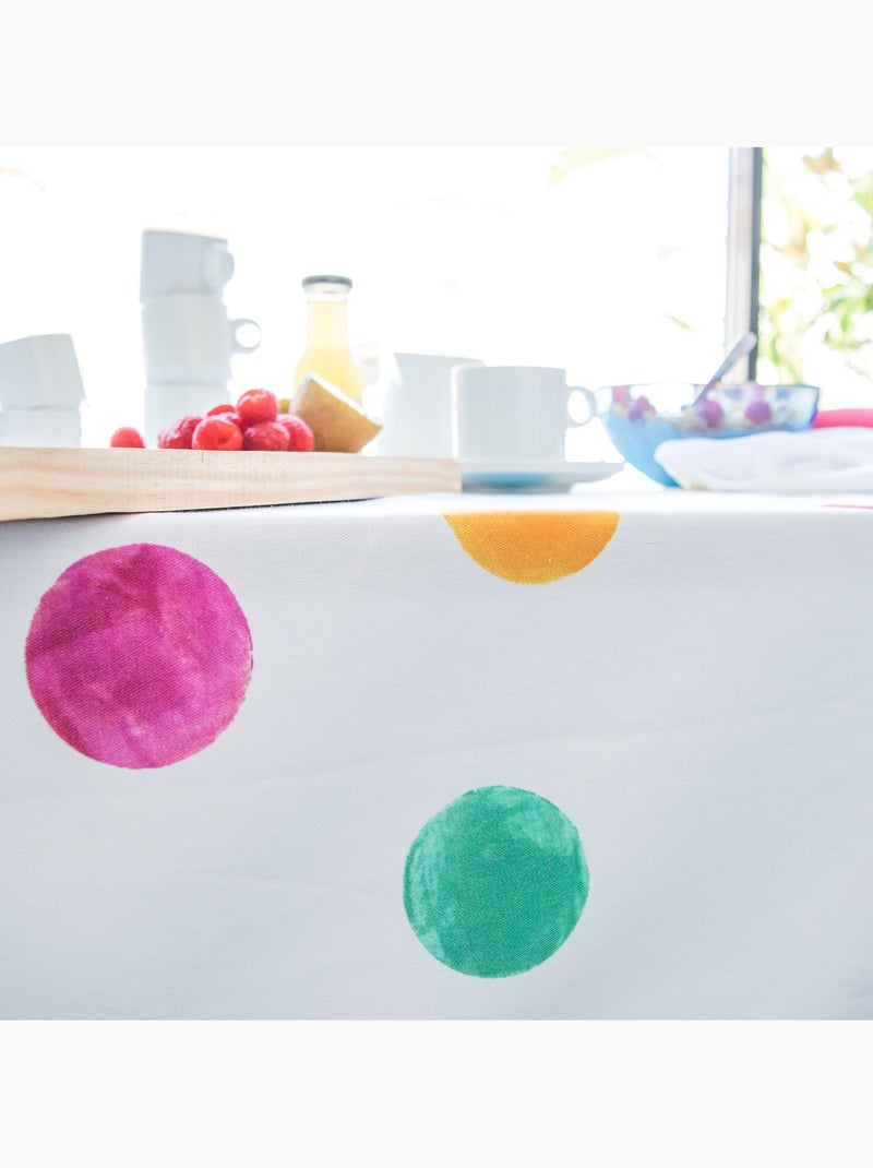 Toalha de mesa Confetti "Happyfriday" Multicolorido - Kiabi