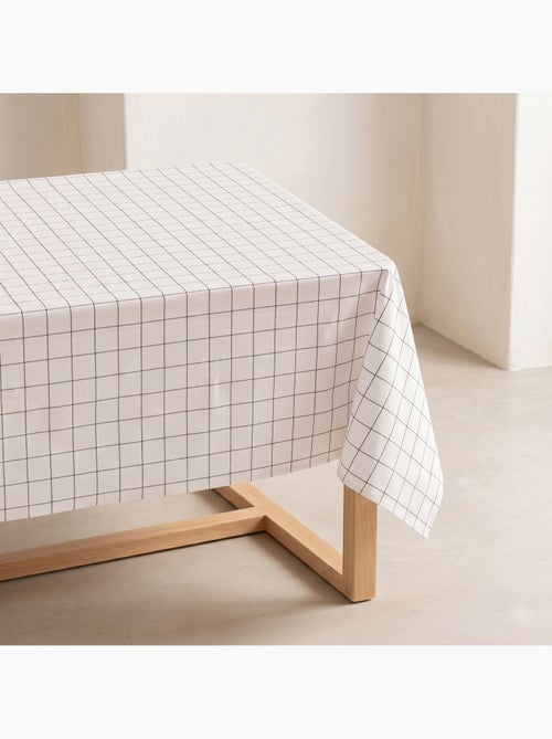 Toalha de mesa de algodão xadrez, fio tingido em relevo - Gamusi. - Kiabi Toalha de mesa de algodão xadrez, fio tingido em relevo - Gamusi. - Kiabi