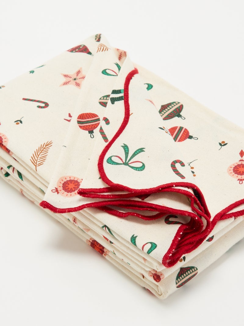 Toalha de mesa de Natal - KIABI Home Cru - Kiabi