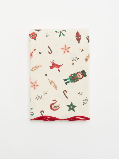 Toalha de mesa de Natal - KIABI Home - Kiabi Toalha de mesa de Natal - KIABI Home - Kiabi