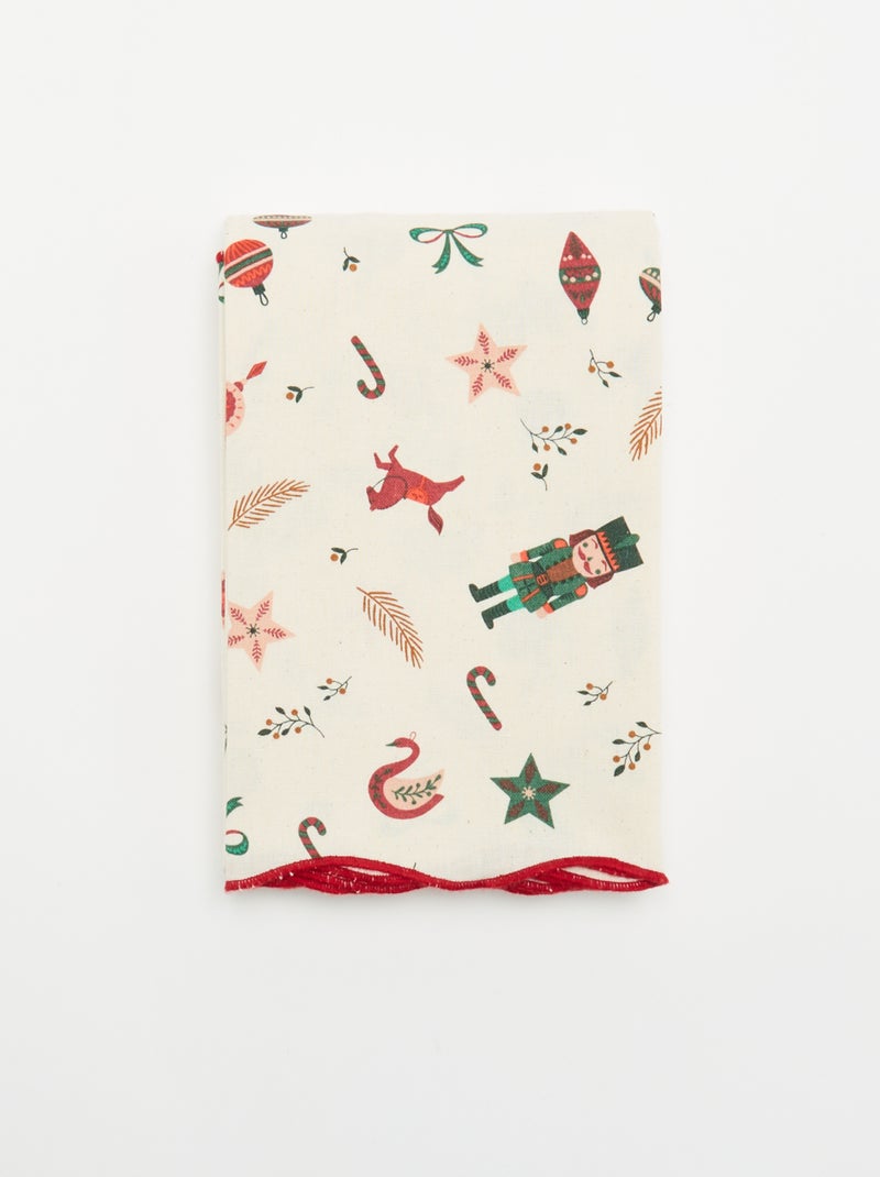 Toalha de mesa de Natal - KIABI Home Cru - Kiabi