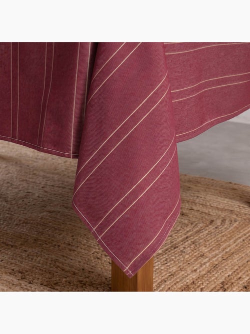 Toalha de mesa de natal com riscas de fio lurex em relevo - gamusi. - Kiabi Toalha de mesa de natal com riscas de fio lurex em relevo - gamusi. - Kiabi