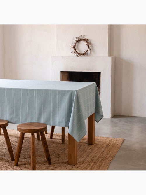 Toalha de mesa de natal com riscas de fio lurex em relevo - gamusi. - Kiabi Toalha de mesa de natal com riscas de fio lurex em relevo - gamusi. - Kiabi