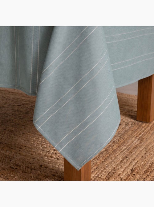 Toalha de mesa de natal com riscas de fio lurex em relevo - gamusi. - Kiabi Toalha de mesa de natal com riscas de fio lurex em relevo - gamusi. - Kiabi