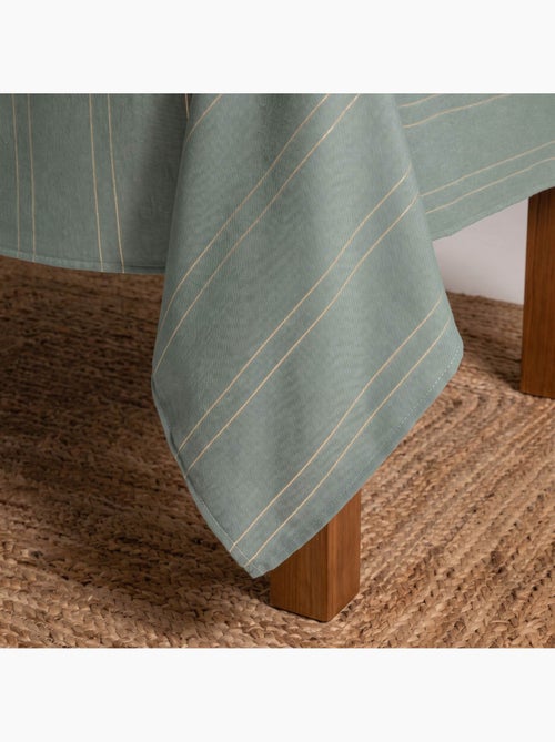 Toalha de mesa de natal com riscas de fio lurex em relevo - gamusi. - Kiabi Toalha de mesa de natal com riscas de fio lurex em relevo - gamusi. - Kiabi