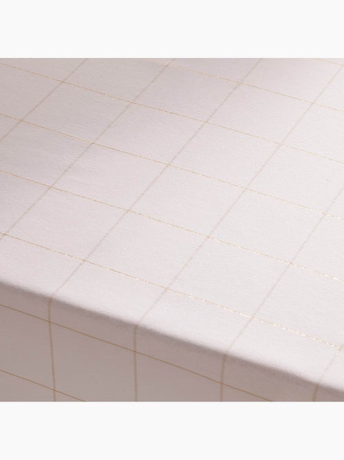 Toalha de mesa de natal em algodão xadrez com fio lurex em relevo - gamusi. - Kiabi Toalha de mesa de natal em algodão xadrez com fio lurex em relevo - gamusi. - Kiabi