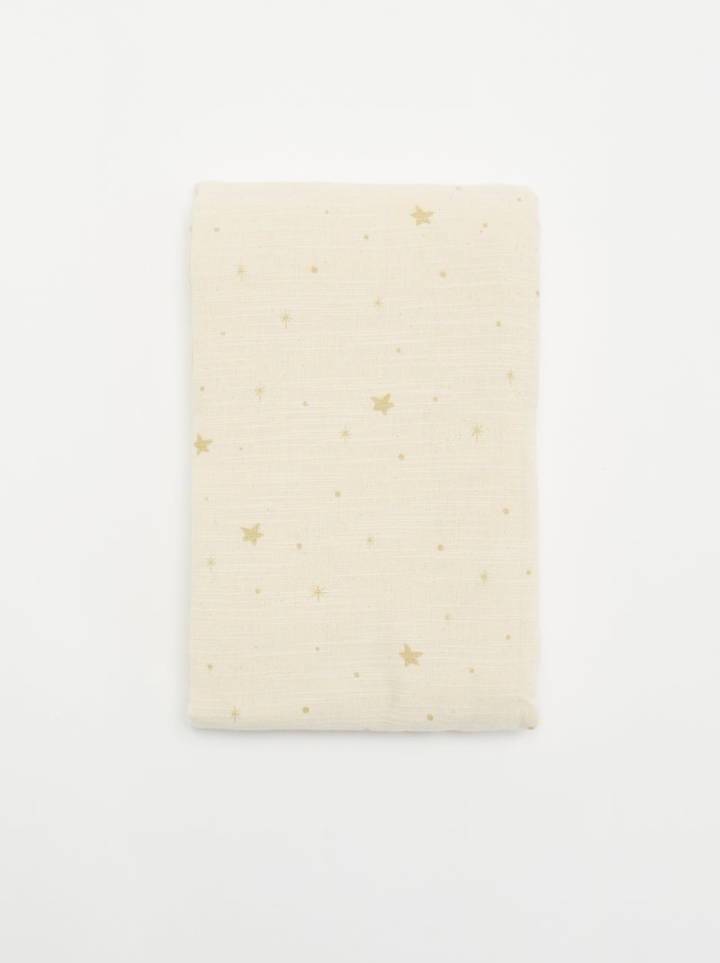 Toalha de mesa de Natal estampada 'estrelas' - KIABI Home Cru - Kiabi