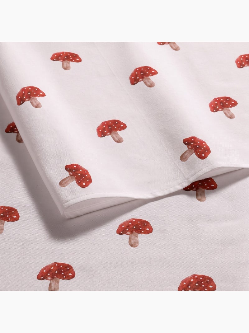 Toalha de mesa de natal impermeável com estampado de cogumelos - gamusi. Branco - Kiabi