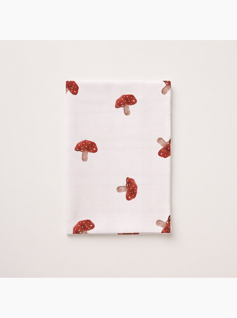 Toalha de mesa de natal impermeável com estampado de cogumelos - gamusi. Branco - Kiabi