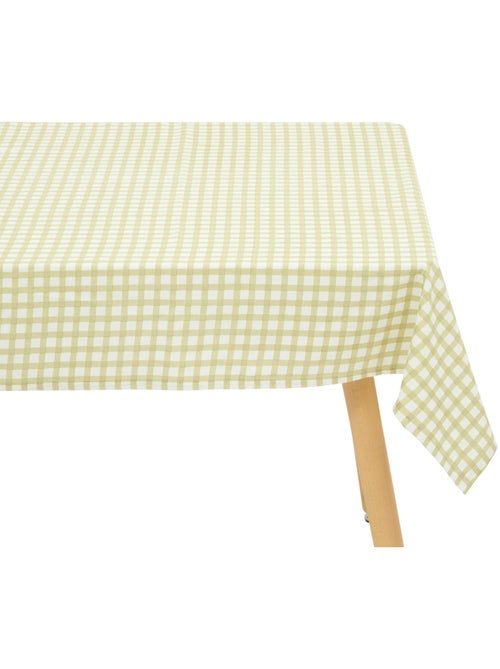 Toalha de mesa em algodão com padrão vichy para mesa retangular - Kiabi