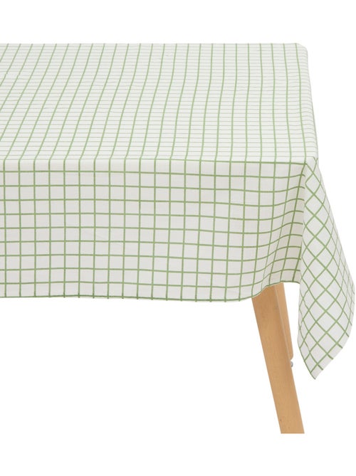 Toalha de mesa em algodão xadrez, tratamento repelente de água - Kiabi Toalha de mesa em algodão xadrez, tratamento repelente de água - Kiabi