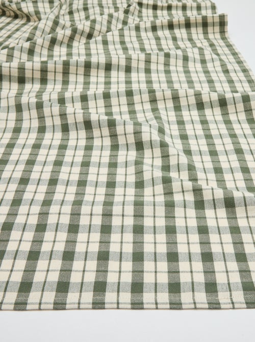 Toalha de mesa estampada aos quadrados 150 x 150 cm - Kiabi Home - Kiabi Toalha de mesa estampada aos quadrados 150 x 150 cm - Kiabi Home - Kiabi