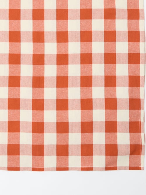 Toalha de mesa estampada aos quadrados 150 x 150 cm - Kiabi Home - Kiabi Toalha de mesa estampada aos quadrados 150 x 150 cm - Kiabi Home - Kiabi