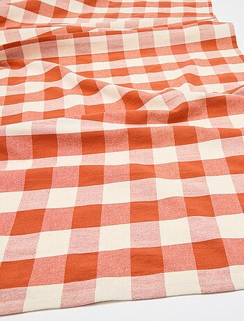 Toalha de mesa estampada aos quadrados 150 x 250 cm - Kiabi Home
