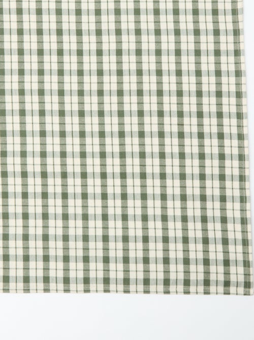 Toalha de mesa estampada aos quadrados (150x150 cm) - Kiabi Home - Kiabi