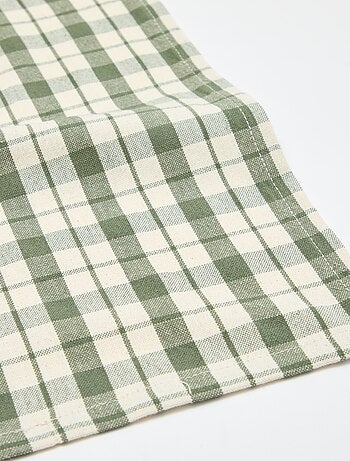 Toalha de mesa estampada aos quadrados (150x250 cm) - Kiabi Home