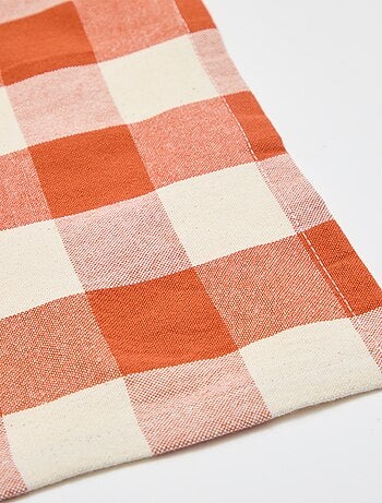 Toalha de mesa estampada aos quadrados (150x300 cm) - Kiabi Home