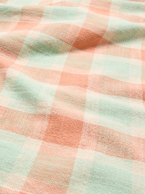 Toalha de mesa estampada aos quadrados - Kiabi