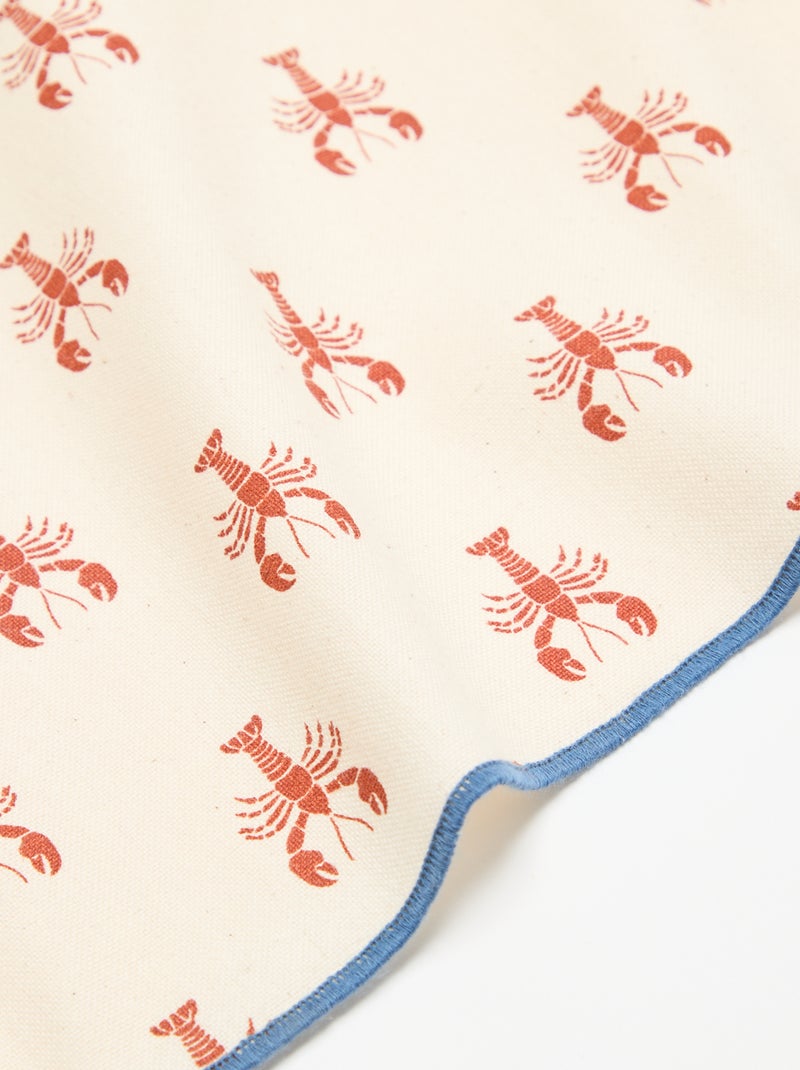Toalha de mesa estampada Bege - Kiabi