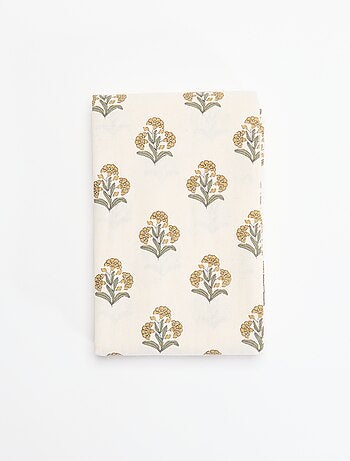 Toalha de mesa estampada com flores
