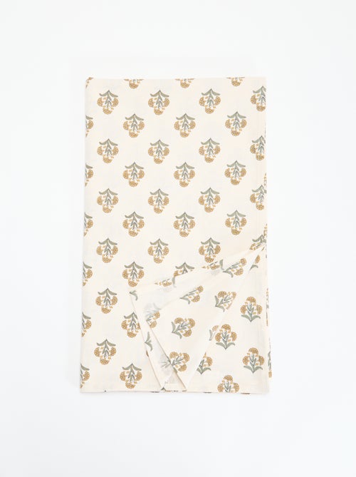 Toalha de mesa estampada com flores - Kiabi