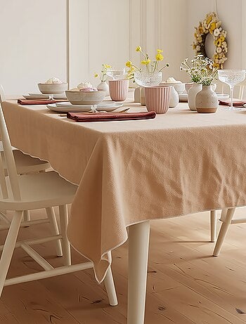 Toalha de mesa lisa - 150 x 200 cm - Kiabi Home