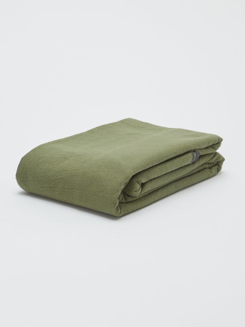 Toalha de mesa lisa - 150 x 200 cm - Kiabi Home CAQUI - Kiabi