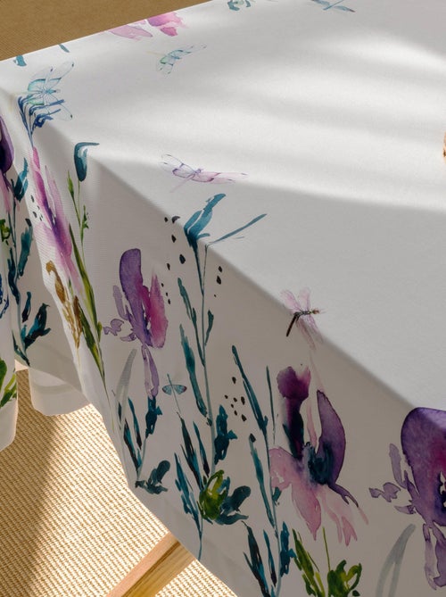 Toalha de mesa Midnight iris "Happyfriday" - Kiabi Toalha de mesa Midnight iris "Happyfriday" - Kiabi