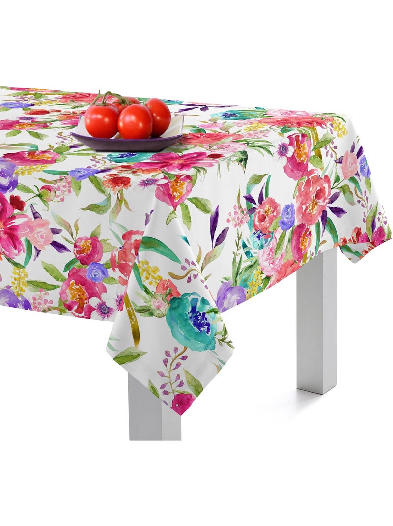 Toalha de mesa Pink bloom "Happyfriday" Multicolorido - Kiabi