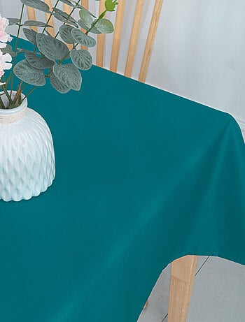 Toalha de mesa quadrada, revestida e resistente a nódoas