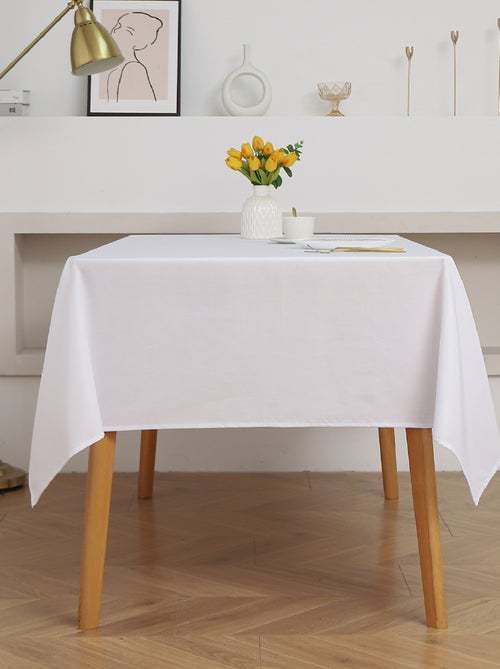 Toalha de mesa quadrada, revestida e resistente a nódoas - Kiabi Toalha de mesa quadrada, revestida e resistente a nódoas - Kiabi