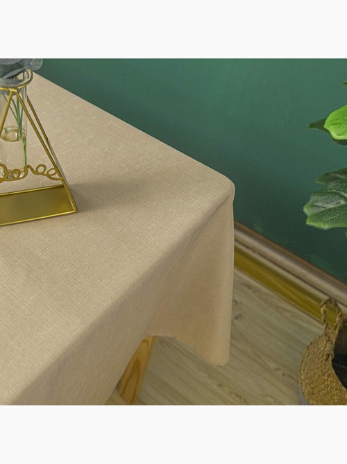 Toalha de mesa resistente a vincos e a nódoas com efeito mosqueado - Kiabi