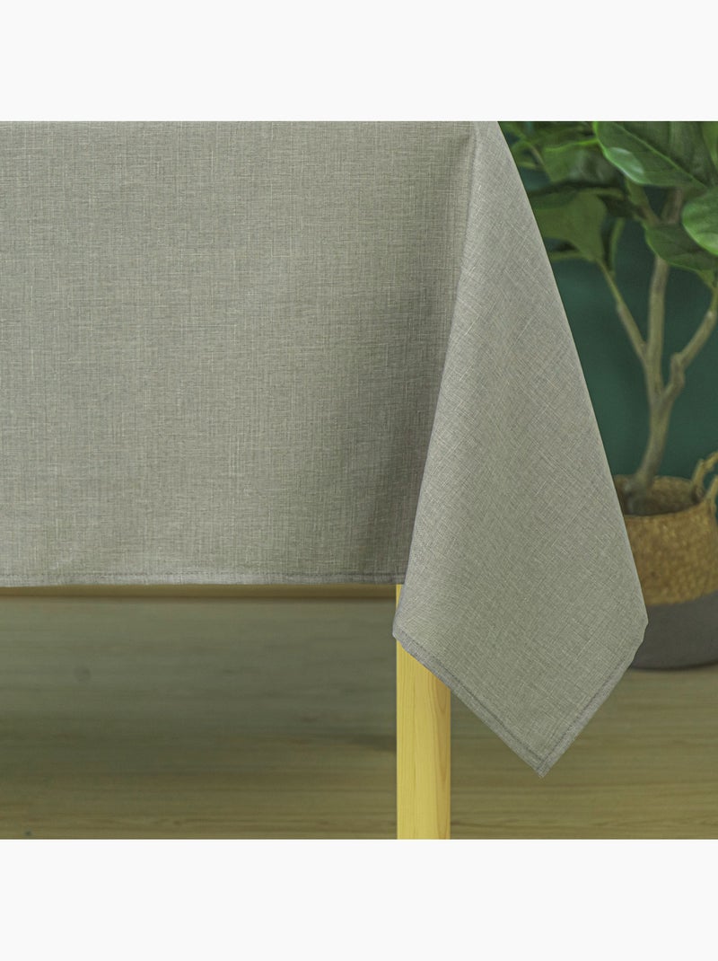 Toalha de mesa resistente a vincos e a nódoas com efeito mosqueado Cinza antracite - Kiabi