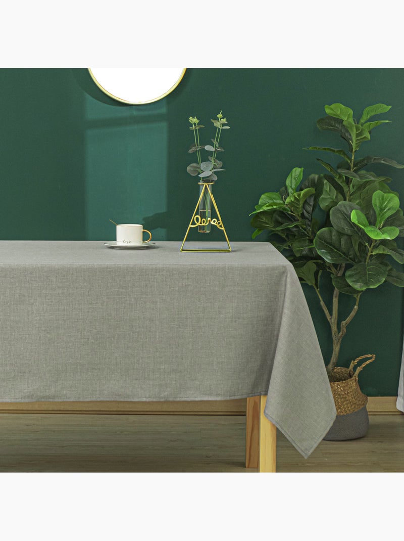 Toalha de mesa resistente a vincos e a nódoas com efeito mosqueado Cinza antracite - Kiabi