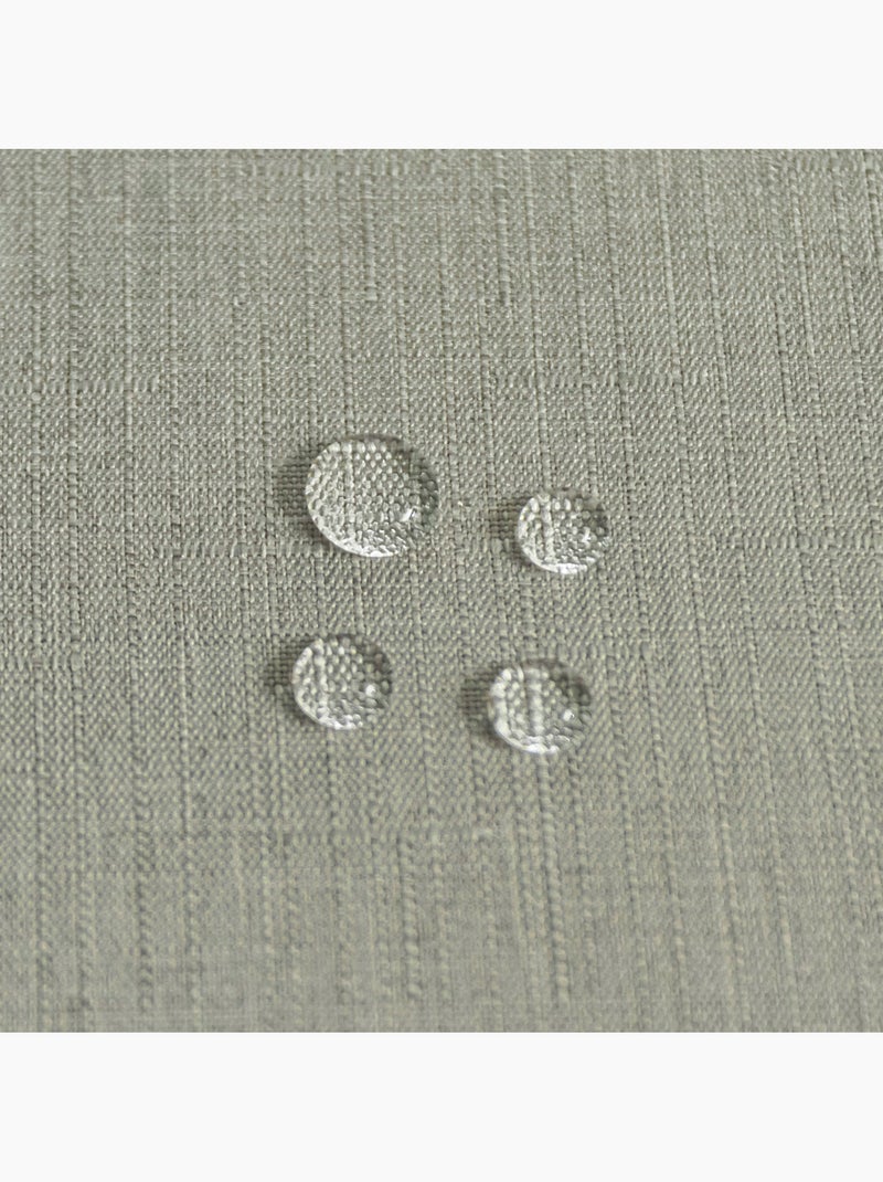 Toalha de mesa resistente a vincos e a nódoas com efeito mosqueado Cinza pérola - Kiabi
