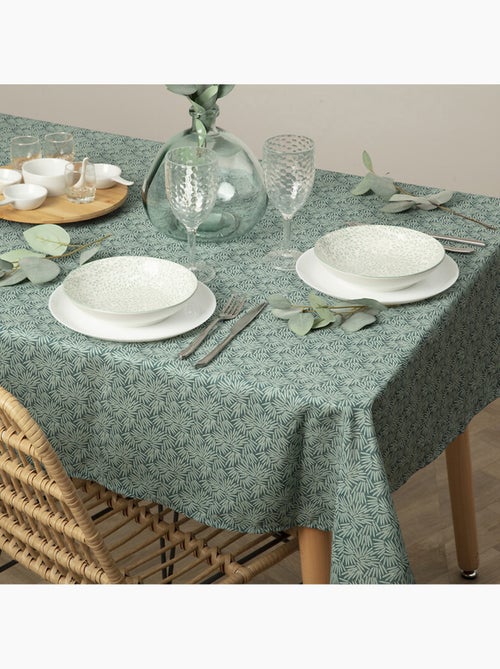 Toalha de mesa resistente às manchas com estampados vegetais - Kiabi Toalha de mesa resistente às manchas com estampados vegetais - Kiabi