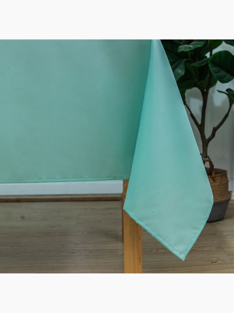 Toalha de mesa retangular, revestida e resistente a manchas Verde - Kiabi