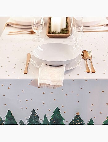 Toalha de mesa sapin "happyfriday
