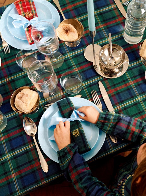 Toalha de mesa tartan 'Kiabi & Catherine Painvin' em algodão 150x250 cm - Kiabi