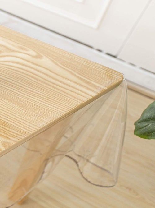 Toalha de mesa transparente retangular - Kiabi Toalha de mesa transparente retangular - Kiabi